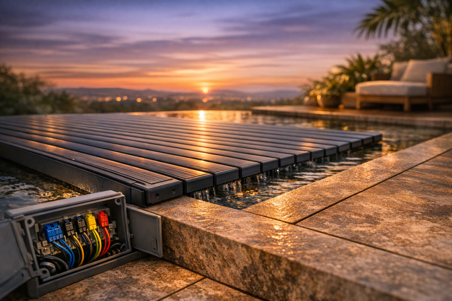 Schéma branchement volet roulant piscine : le guide expert